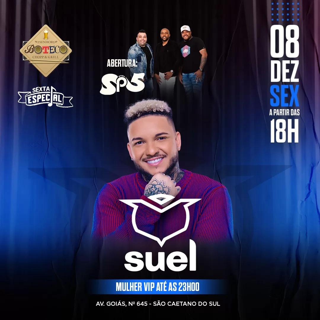 A alegria vai tomar conta em dezembro com o @suel!